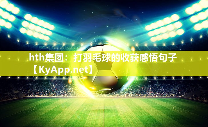 hth集团：打羽毛球的收获感悟句子