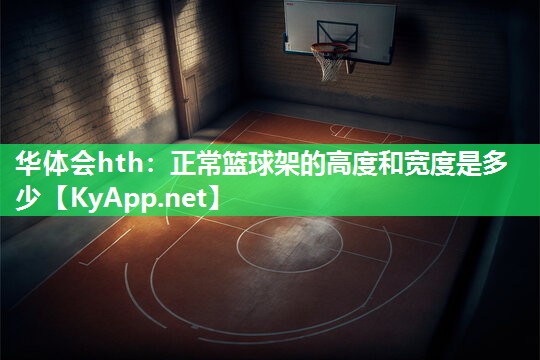 华体会hth：正常篮球架的高度和宽度是多少